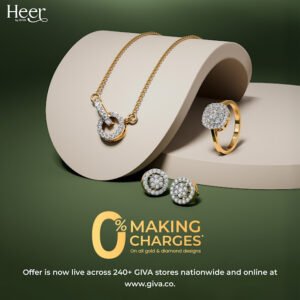 GIVA Announces 0% Making Charges on All Gold and Diamond Jewellery Designs