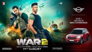 MINI revs up the excitement in Bollywood’s biggest action entertainer YRF’s ‘WAR 2’