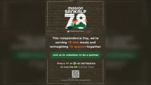 Robin Hood Army Conducts Nationwide Mission to Serve 78 Lakh Citizens and Transform 78 Community Spaces