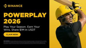 PowerPlay 2026: Binance Invites India to Celebrate the Cricket Season with $1,000,000 in USDT Rewards